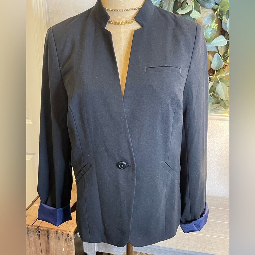 AMERICAN EAGLE Outfitters Classic BLAZER Jacket Top Navy size Women's S